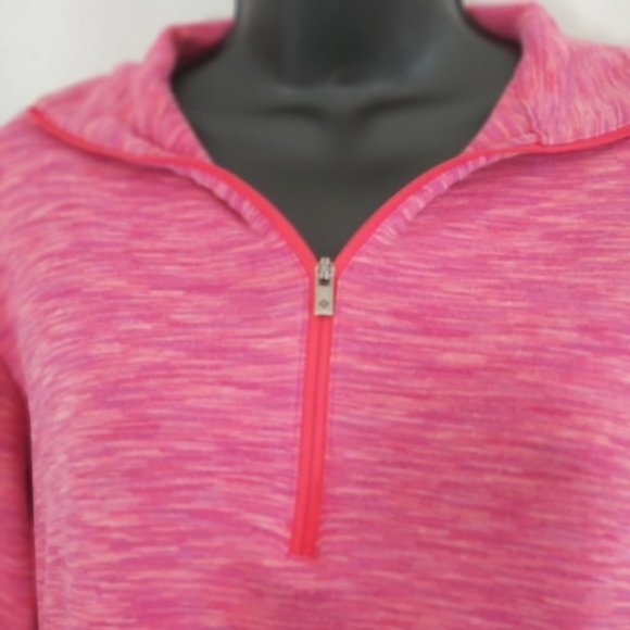 COLUMBIA | Women's 1/4 Zip Up Pullover Sweater Pink Size Large - Picture 6 of 12